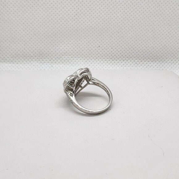 Brand New Sterling Silver 925 Multi CZ Heart Ring - Picture 5 of 5